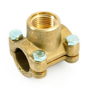 Παροχή - Σέλλα Σωληνών Θηλυκή Ορειχάλκινη