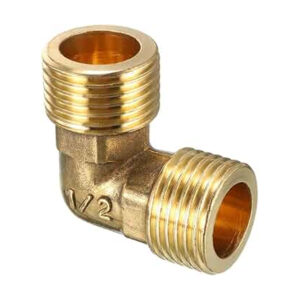 Γωνία Ορειχάλκινή 1/2" Αρσενική - Αρσενική