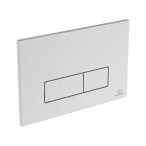 Πλακέτα Εντοιχιζόμενου καζανακίου ABS διπλή Χρωμέ Prosys Oleas M2 Ideal Standard