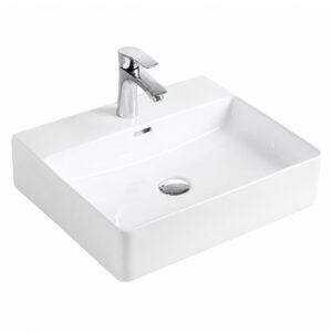 Νιπτήρας Ελέυθερης Τοποθέτησης Με Οπή 50x42x12.5 Amalfi Oval Hole DC