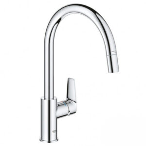 Μπαταρία Κουζίνας BauEdge C-Spout Pull-Out 30536000 Grohe