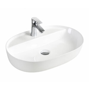 Νιπτήρας Ελέυθερης Τοποθέτησης Με Οπή 51x39x135 Pompei Oval Hol DC