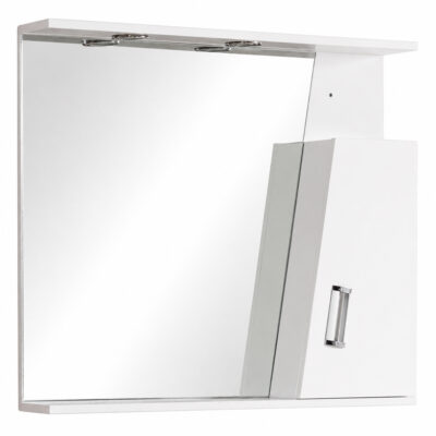 Καθρέπτης με PVC ερμάριο και ενα φώς 78x67cm Fino Creso Gloria