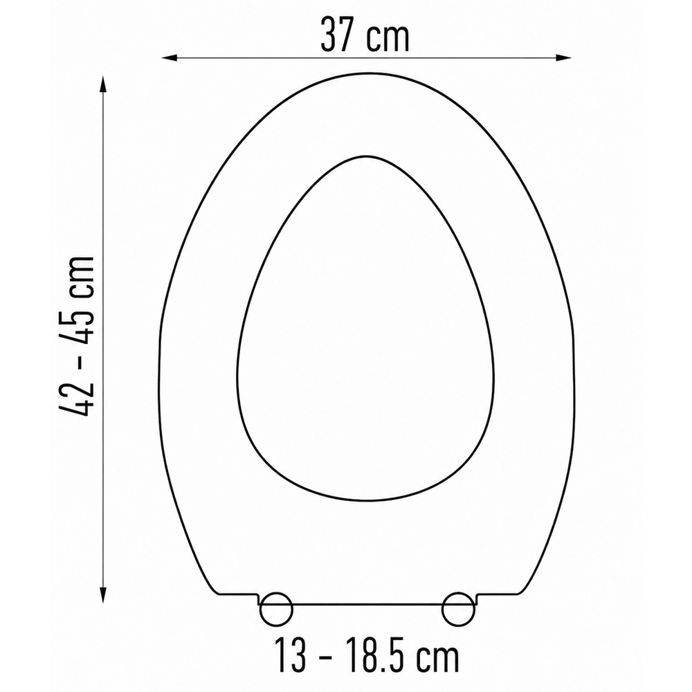 Atlantic CR Κάλυμμα Λεκάνης 42x37cm - Image 2