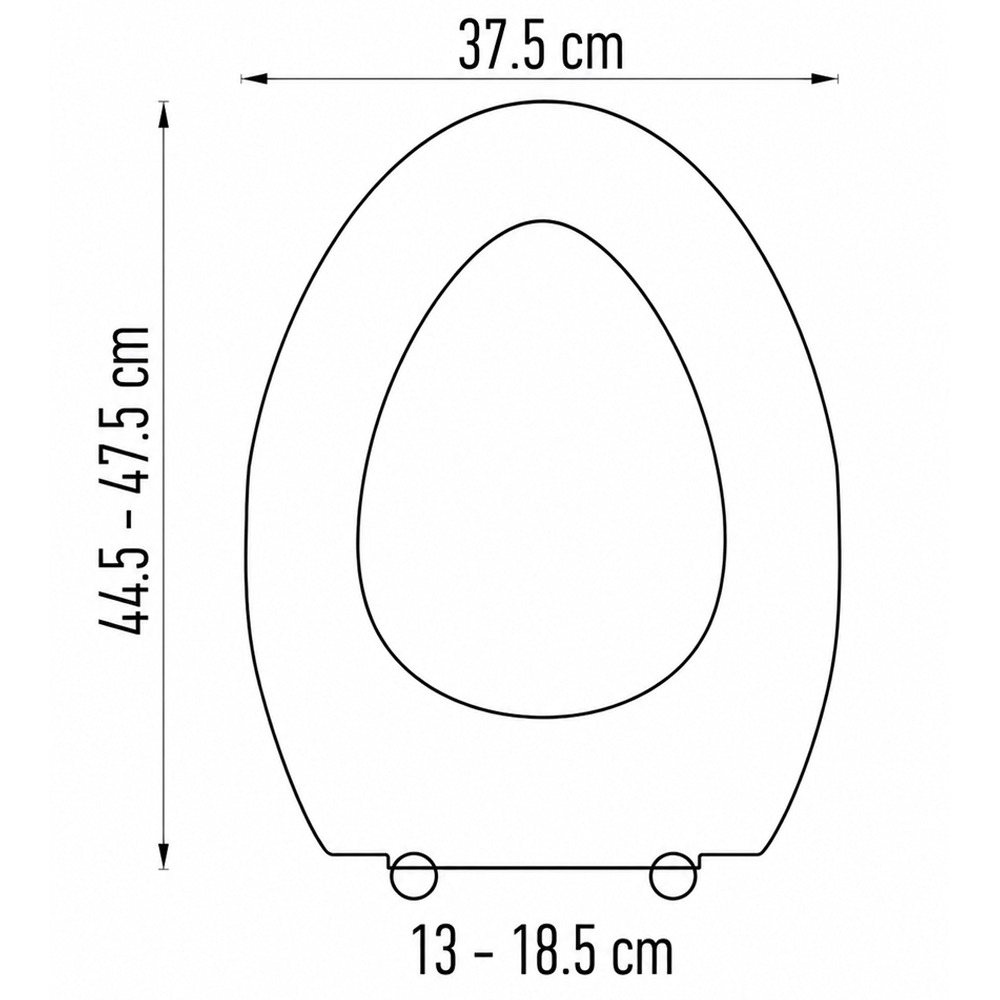 K2 CR Κάλυμμα Λεκάνης Λευκό 44,5x37,5cm - Image 2