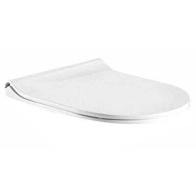Verona Round Slim λευκό κάλυμμα λεκάνης Soft Close DC