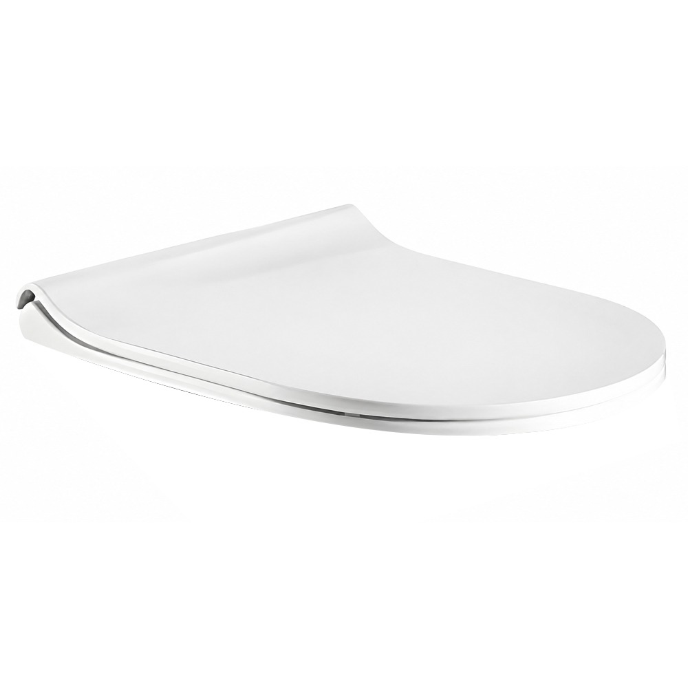 Verona Round Slim λευκό κάλυμμα λεκάνης Soft Close DC