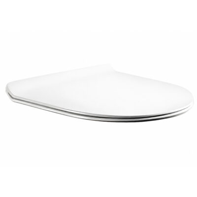 Capri Round Slim λευκό κάλυμμα λεκάνης Soft Close 36x44 cm DC