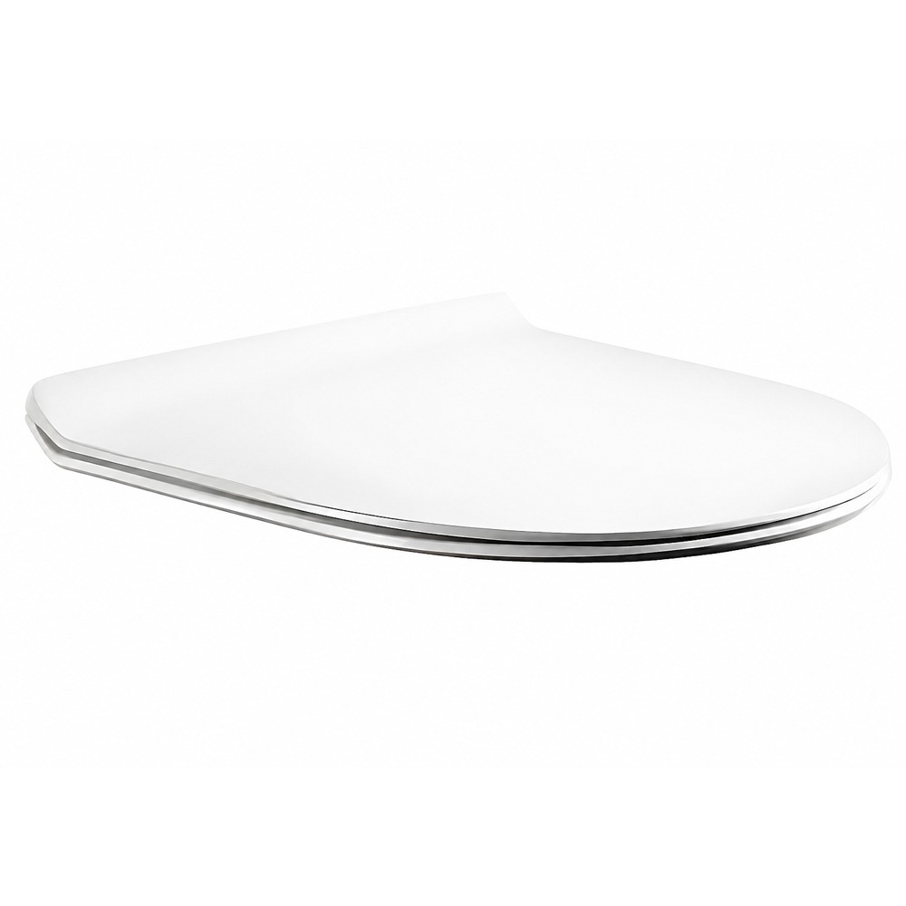 Capri Round Slim λευκό κάλυμμα λεκάνης Soft Close 36x44 cm DC