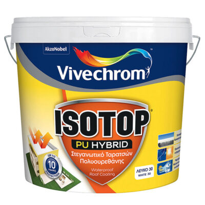 Vivechrom ISOTOP PU HYBRID 10L λευκό υβριδικό στεγανωτικό ταρατσών