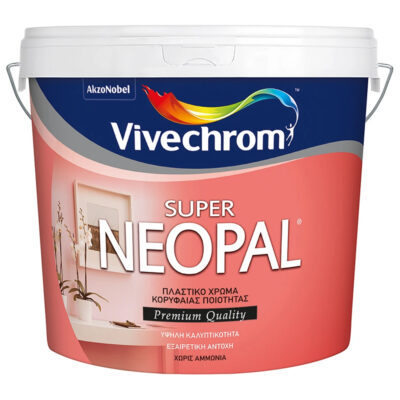 Vivechrom SUPER NEOPAL 10L πλαστικό χρώμα εσωτερικής χρήσης