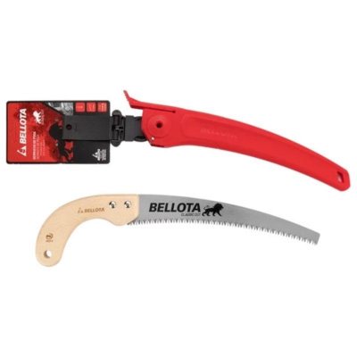 BELLOTA 450MC13 πριόνι κλαδέματος με κυρτή λάμα 13", ξύλινη λαβή και θήκη