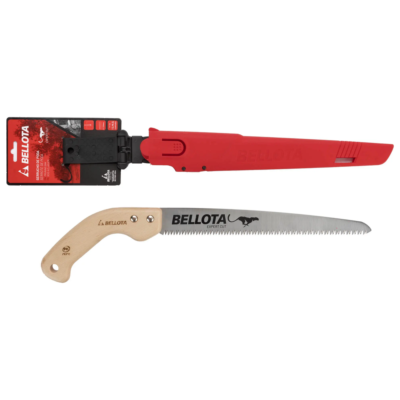 BELLOTA 45RMR9 πριόνι κλαδέματος με ίσια λάμα 9", ξύλινη λαβή και θήκη
