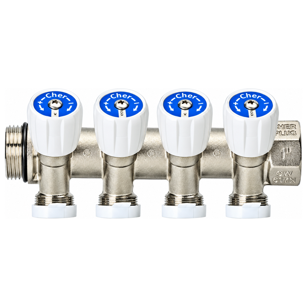 CHERBROS 000604 Συλλέκτης EVO 3/4″ 4 Δρόμων