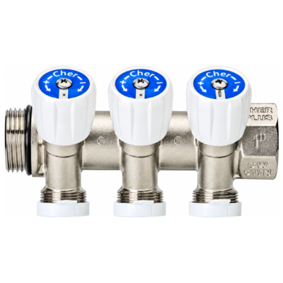 CHERBROS 000803 Συλλέκτης EVO 1″ 3 Δρόμων