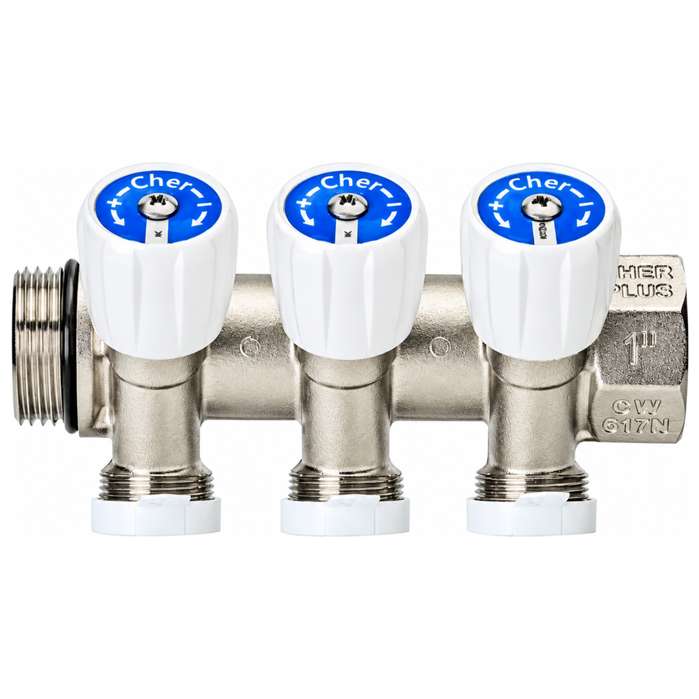 CHERBROS 000803 Συλλέκτης EVO 1″ 3 Δρόμων