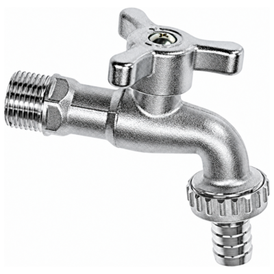 CHERBROS 400002 Κάνουλα Περιστροφική 1/2″ Χρωμέ