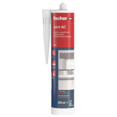 FISCHER 511718 Ακρυλικός Αρμόστοκος Λευκός 280ml