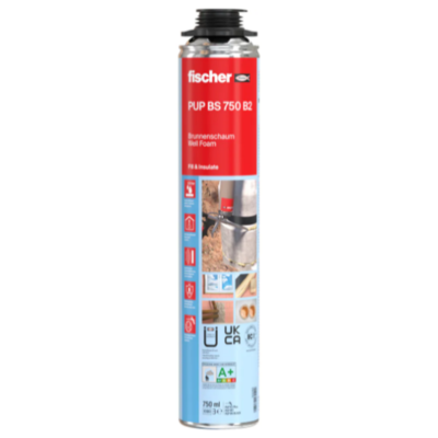FISCHER 513763 Αφρός Πολυουρεθάνης Πιστολιού PUP BS 750 B2 750ml