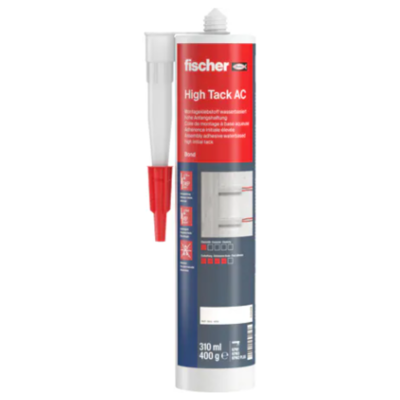 FISCHER 566751 Μονταζόκολλα High Tack AC Λευκή 310ml