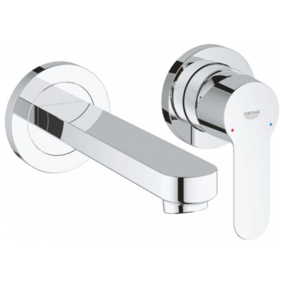 GROHE BauEdge Μπαταρία Νιπτήρα Εντοιχισμού 2 Οπών 17