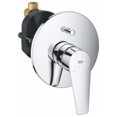 GROHE BauEdge New Πλήρες Σετ Μπαταρίας Λουτρού Εντοιχισμού
