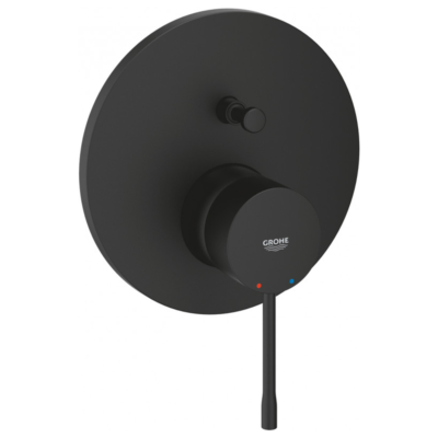 GROHE Essence Μίκτης Λουτρού Εντοιχισμού 2 Εξόδων Phantom Black