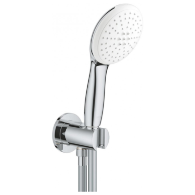 GROHE Tempesta 110 Σετ Τηλεφώνου Ντους με Σπιράλ Στήριγμα και Παροχή