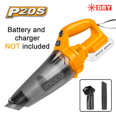 INGCO CVLI201261 Σκουπάκι Μπαταρίας 20V 140W 0,5L SOLO