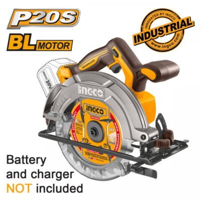 INGCO δισκοπρίονο μπαταρίας 20V με δίσκο 165mm SOLO χωρίς μπαταρία και φορτιστή