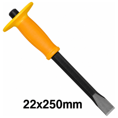 INGCO HCCL082210 πλατύ καλέμι χειρός 22x250mm με προστατευτική λαβή