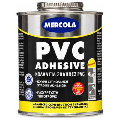 MERCOLA 01877 PVC Adhesive Κόλλα PVC Γκρι 250ml