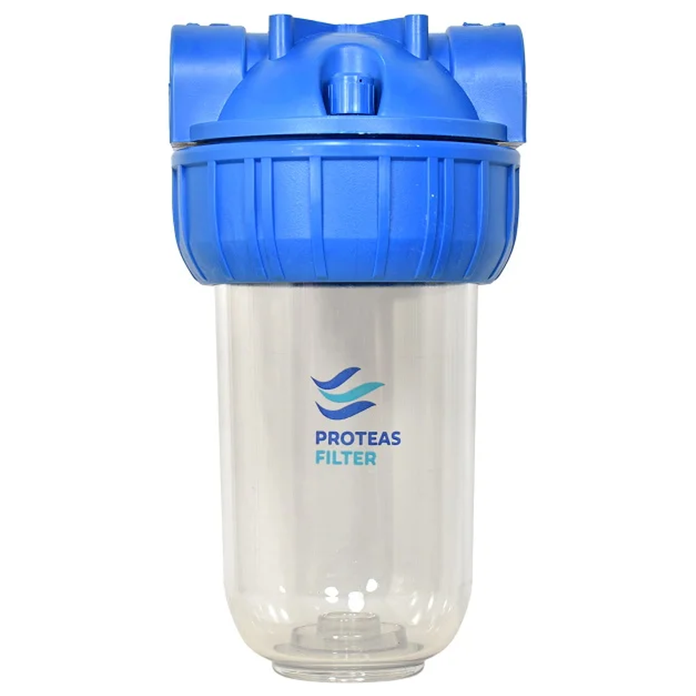 PROTEAS EW-021-0108 Μονή Φιλτροθήκη Strong Κεντρικής Παροχής 7" με Σύνδεση 1" S.N.