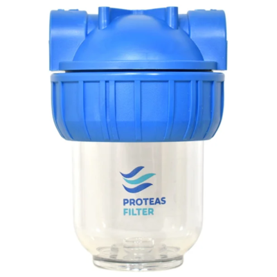 PROTEAS EW-021-0111 Μονή Φιλτροθήκη Strong Κεντρικής Παροχής 5" με Σύνδεση 1" S.N.