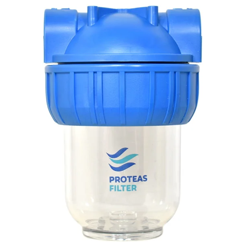 PROTEAS EW-021-0111 Μονή Φιλτροθήκη Strong Κεντρικής Παροχής 5" με Σύνδεση 1" S.N.