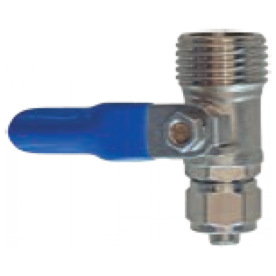 PROTEAS EW-096-0302 Βανάκι Μεταλλικό 1/4" Αρσενικό σε Σωλήνα 8x10 3/8" Βιδωτό