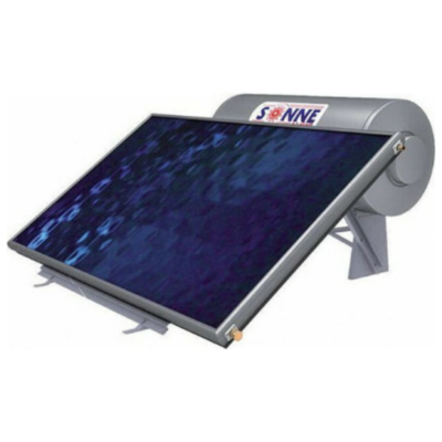 SONNE 016-041 Ηλιακός Θερμοσίφωνας Atlas Glass 160L με Συλλέκτη 2.30m² Χαμηλού Ύψους Οριζόντιος Συλλέκτης