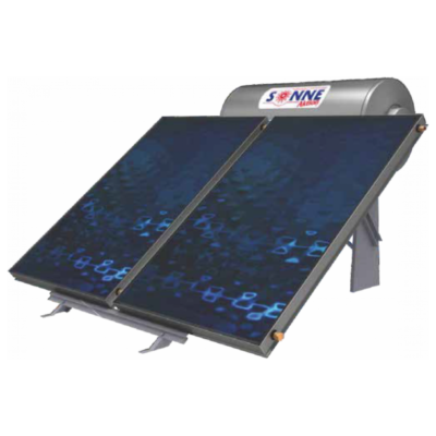 SONNE 016-042 Ηλιακός Θερμοσίφωνας Atlas Glass 200L με Συλλέκτη 3.00m² Χαμηλού Ύψους