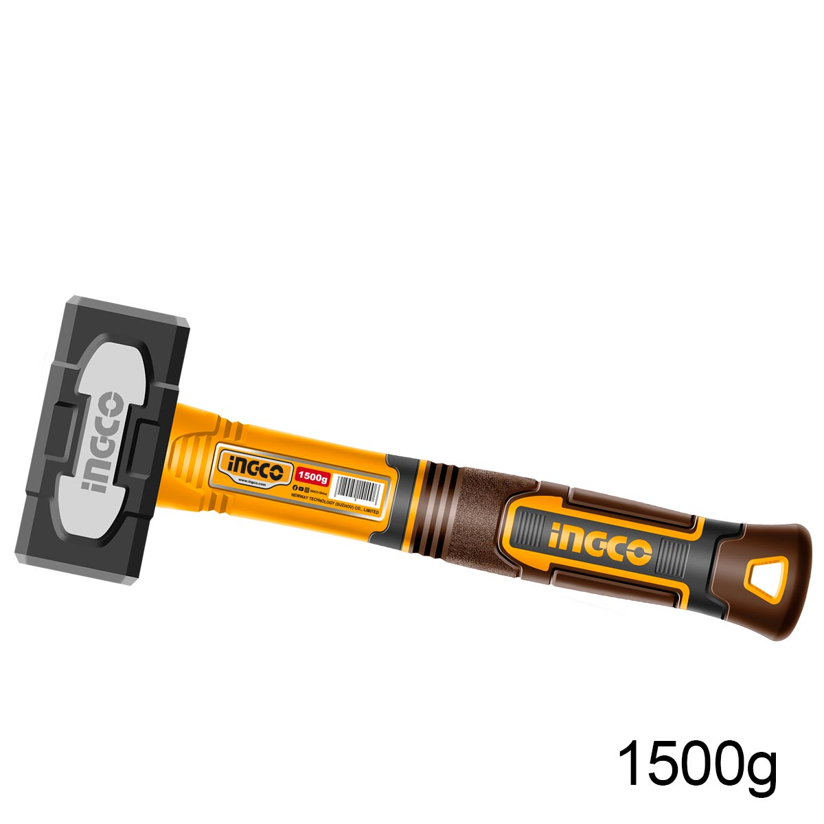 INGCO HSTH81500 βαριοπούλα 1500gr με σφυρηλατημένη κεφαλή και λαβή fiberglass