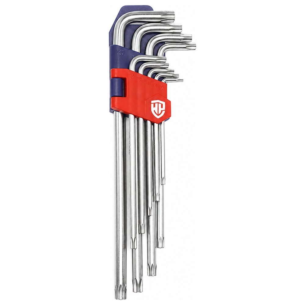 WORKPRO WP222003 Κλειδιά TORX (Αστερακι) Σετ 9 Τεμάχια Μακριά