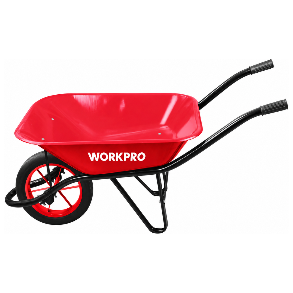 WORKPRO WP285019 Καρότσι Κήπου( Καροτσάκι) (Ρηχό) 65L