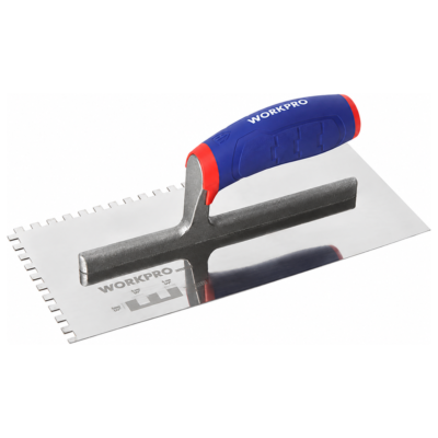 WORKPRO WP323001 Σπάτουλα Κόλλας (0.6x0.6cm) 28x13cm INOX