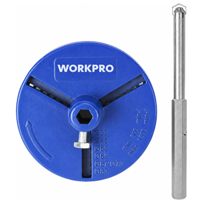 WORKPRO WP403209 Υποδοχή για Ποτηροτρύπανα Καρβιδίου 33-83mm